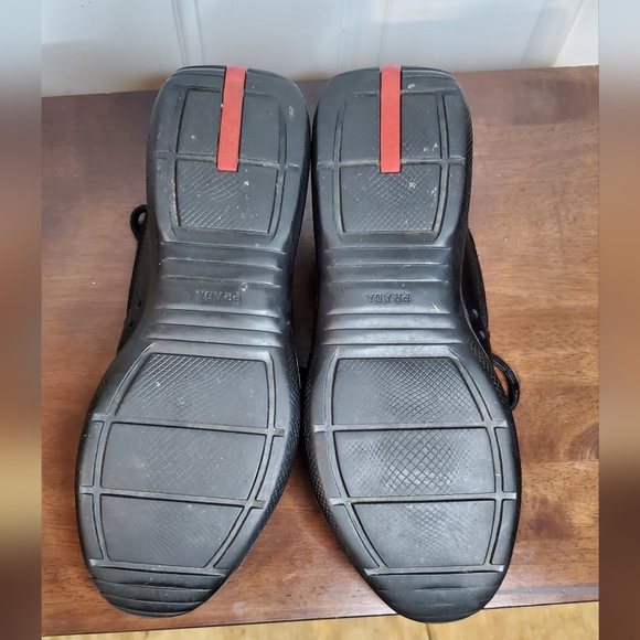 Prada Sneakers, Black, Size 11 - Picture 14 of 16